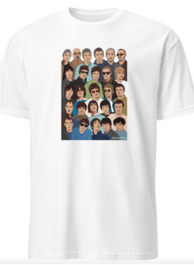 Oasis Through the years T-shirt