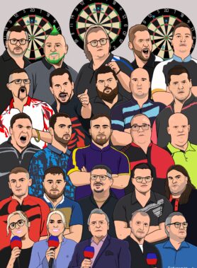 Love The Darts art print